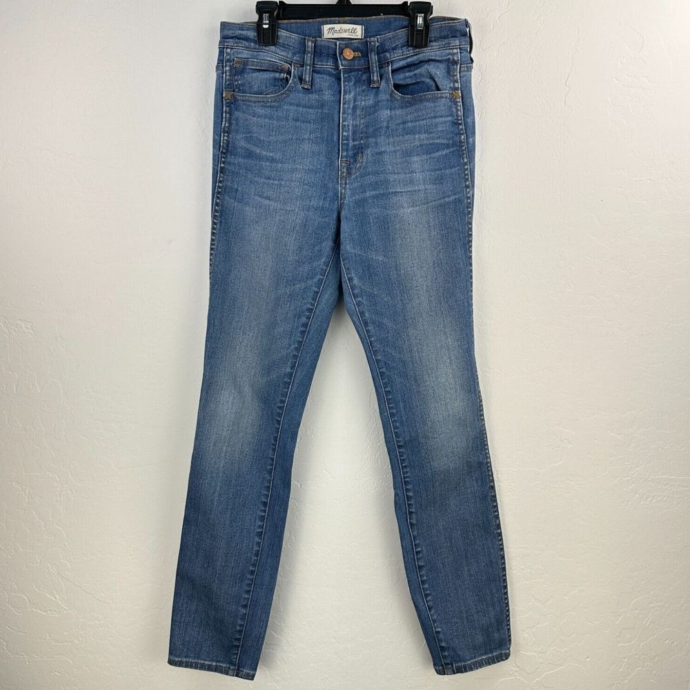 Madewell 10" High Riser Skinny Skinny Jeans Womens 27 Blue Indie Boho Minimalist